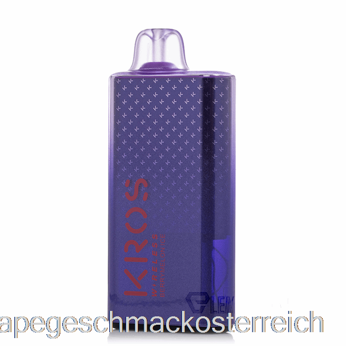 Kros Wireless 9000 Einweg-Vape-Geschmack Mit Beeren-Melonen-Eis-Geschmack